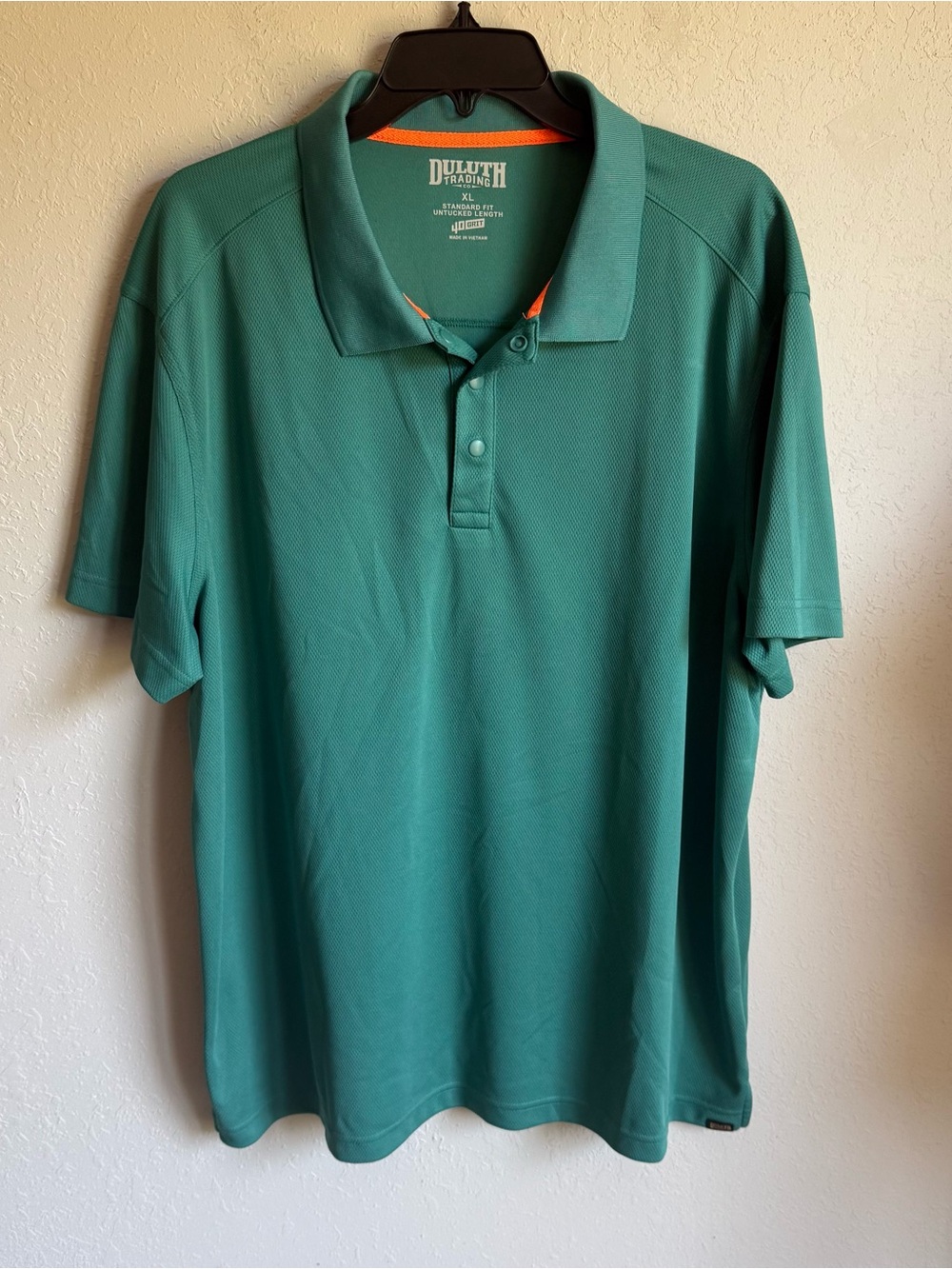 Men’s XL Green Duluth Standard Fit Outdoor Breathable Gorpcore Hiking Polo